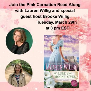 Pink Carnation Read Along Month 12: THE LURE OF THE MOONFLOWER - Lauren  Willig