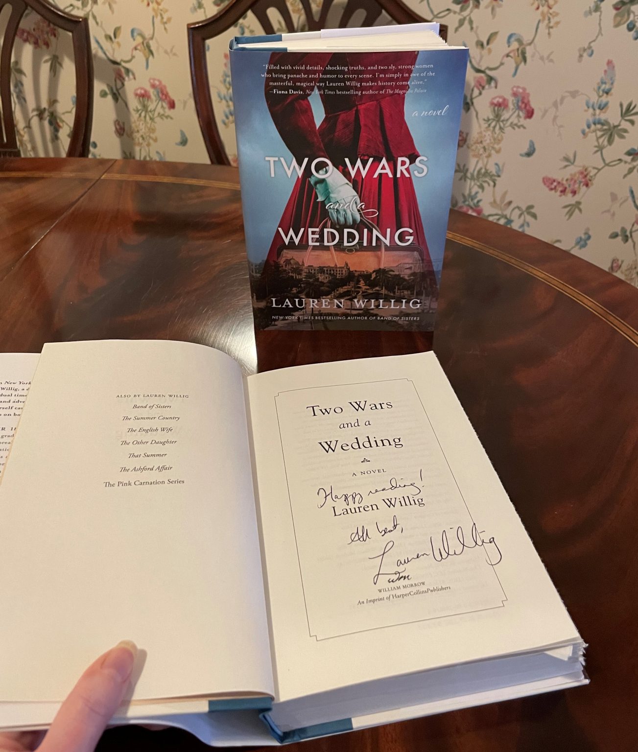 TWO WARS AND A WEDDING: Virtual Events! - Lauren Willig TWO WARS AND A WEDDING: Virtual Events! - Lauren Willig